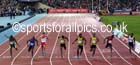 Rasheed Dwyer (Jamaica) wins the 200 metrs at the Commonwealth Games, Glasgow. Photo: David T. Hewitson/Sports for All Pics